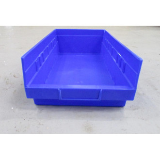 Akro-Mils 5W846 Blue Shelf Bin (Pack of 12)