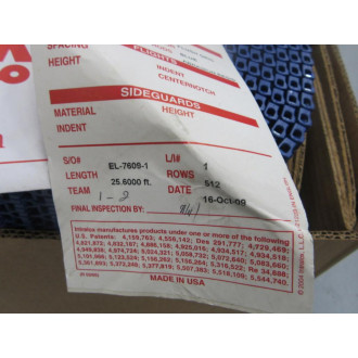 Intralox EL7609-1 Ser. 1100 Flush Grid Conveyor Belt EL76091