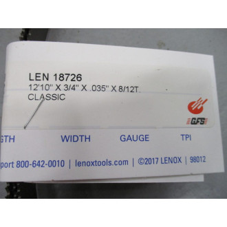 Lenox LEN 18726 Band Saw Blade 1915125
