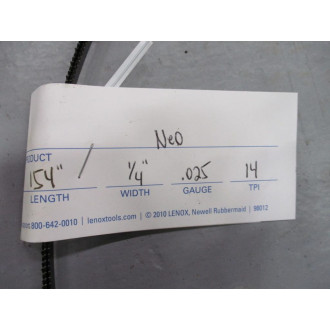 Lenox 154"L x 14"W Band Saw Blade