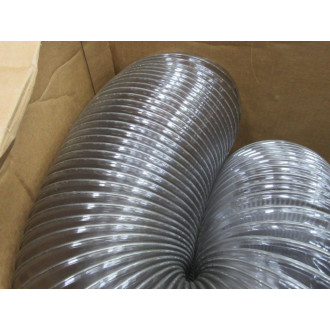 Flexaust 8011080025 8" R2 Clear Lightweight Hose