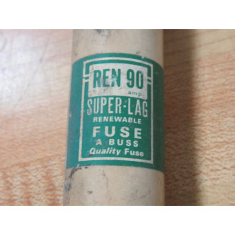 Bussmann REN 90 Super-Lag Renewable Fuse REN90 (Pack of 2) - New No Box
