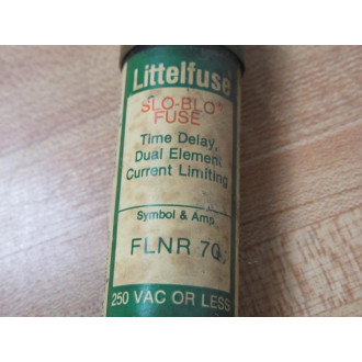 Littelfuse FLNR 70 Fuse Cross Ref 486K97, FLNR070 (Pack of 2) - Used