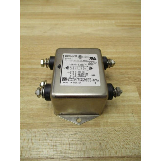Corcom 20VK6 RFI Power Line Filter F7357 - Used
