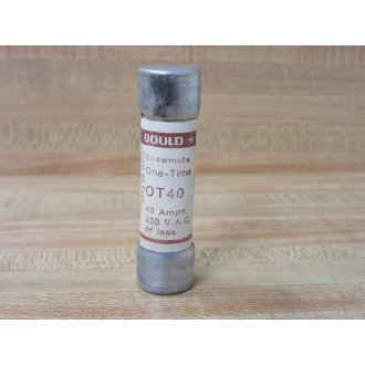 Gould Shawmut Ferraz OT40 Fuse Cross Ref 4XF95 (Pack of 11) - Used