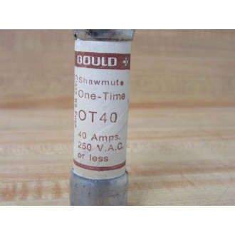 Gould Shawmut Ferraz OT40 Fuse Cross Ref 4XF95 (Pack of 11) - Used
