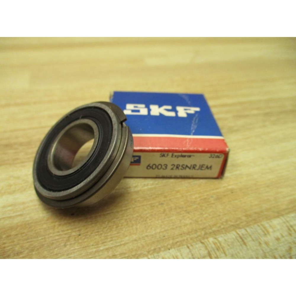 SKF 6003 2RSNRJEM Radial Ball Bearing 60032RSNRJEM SKF 6003 2RSNRJEM Radial Ball Bearing 60032RSNRJEM
