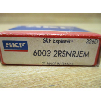 SKF 6003 2RSNRJEM Radial Ball Bearing 60032RSNRJEM