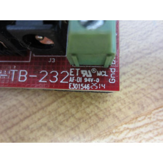 Senix UA-TB-232 Serial Adapter Board  UATB232 - Used