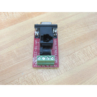 Senix UA-TB-232 Serial Adapter Board  UATB232 - Used