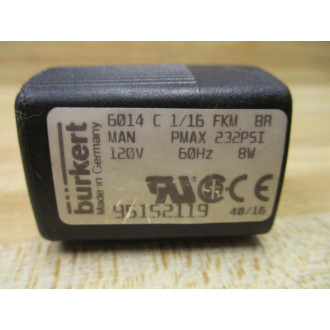 Burkert 95152119 Solenoid Coil - Used