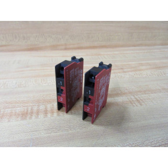 Rafi 1.20 125. Contact Block 120125 (Pack of 2) - New No Box