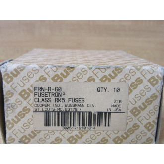 Buss FRN-R-60 Bussmann Fuse Cross Ref 1A700 (Pack of 10)