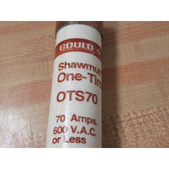 Gould Shawmut Ferraz Trionic OTS70 Fuse 0TS70 Width 1-38 (Pack of 3) - New No Box