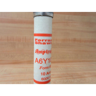 Gould Shawmut Ferraz Trionic A6Y10-1 Amp-Trap Fuse A6Y101 (Pack of 10) - Used