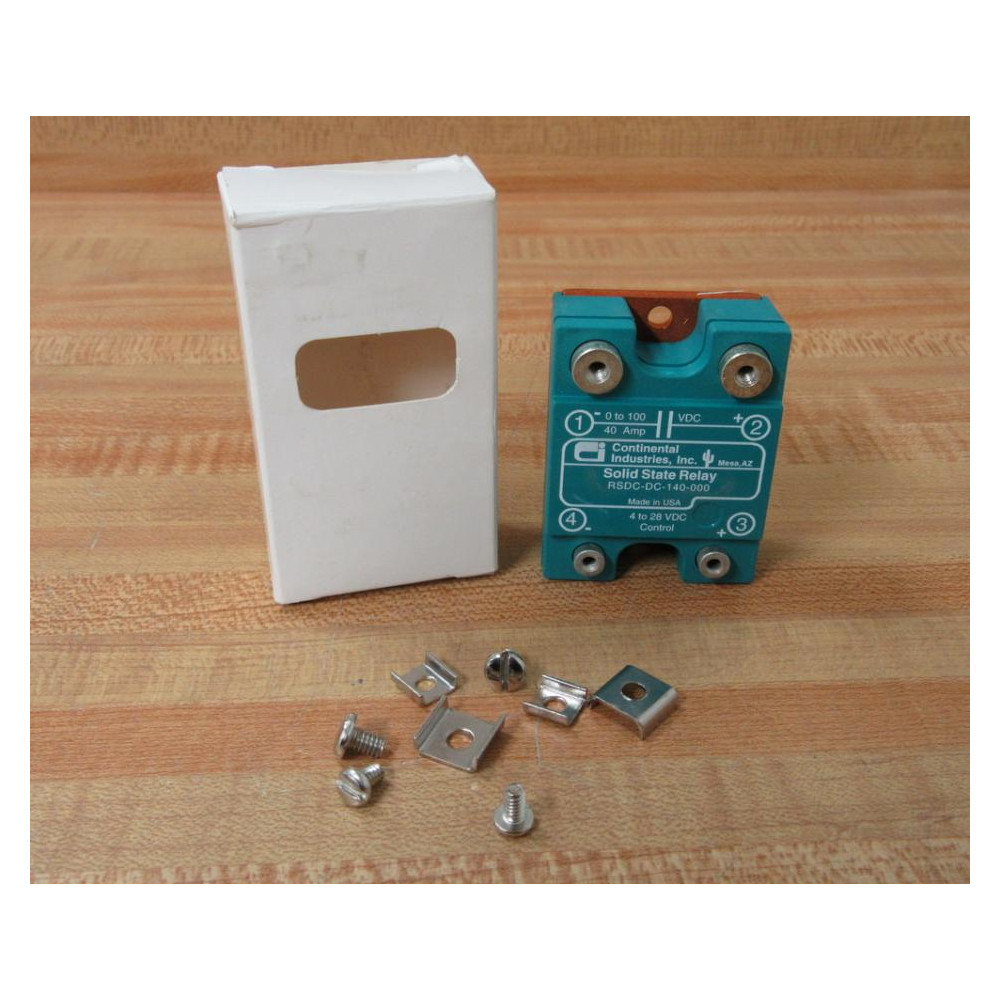 Continental Industries RSDC-DC-140-000 Solid State Relay RSDCDC140000