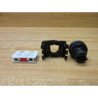 Baco 23-E-01 23E01 Contact Block With Pushbutton Button Green - New No Box