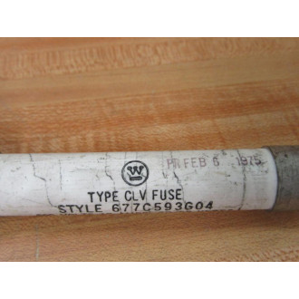 Westinghouse 677C593G04 CLV Fuse Tested - Used