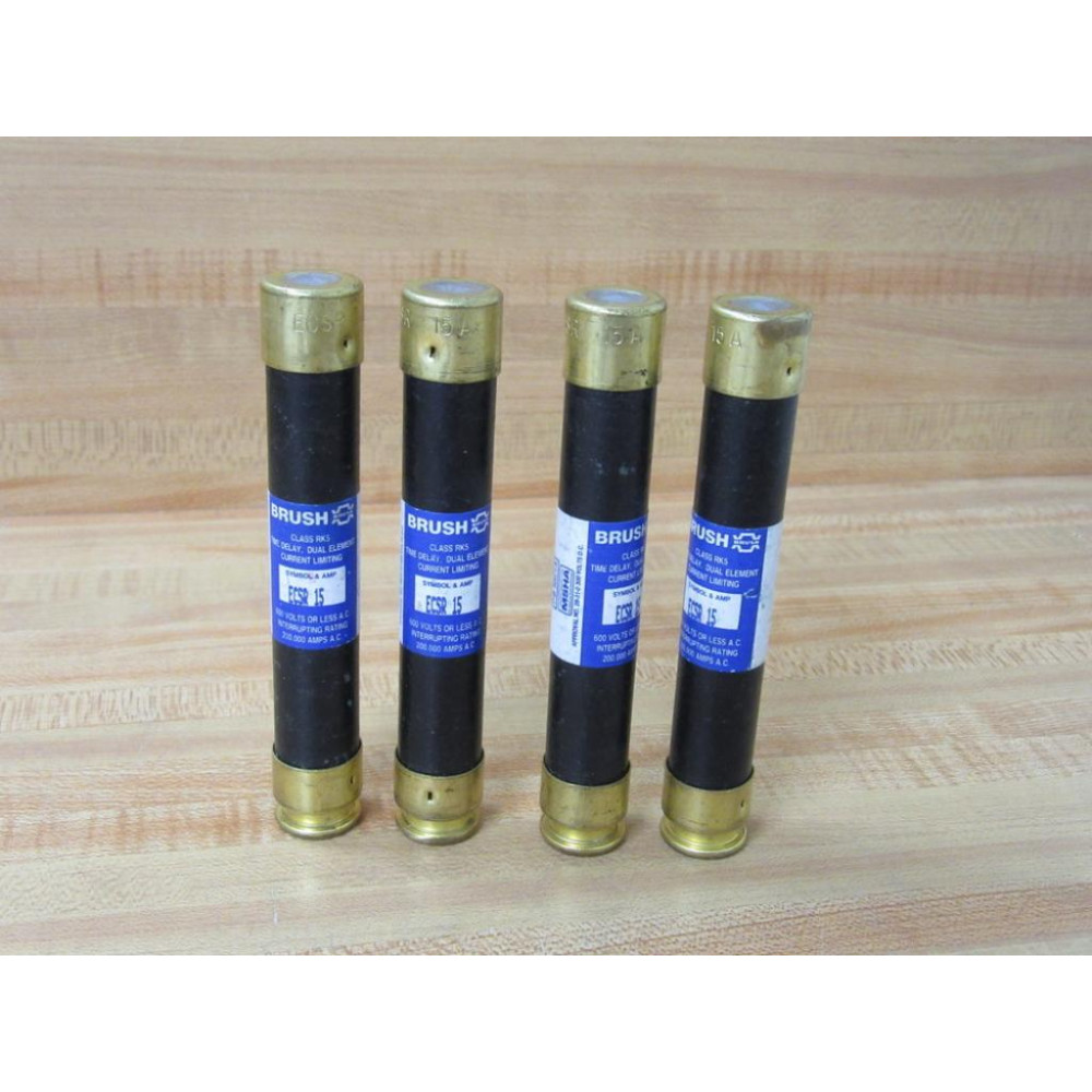 Brush ECSR 15 Fuse ECSR15 (Pack of 4) - New No Box