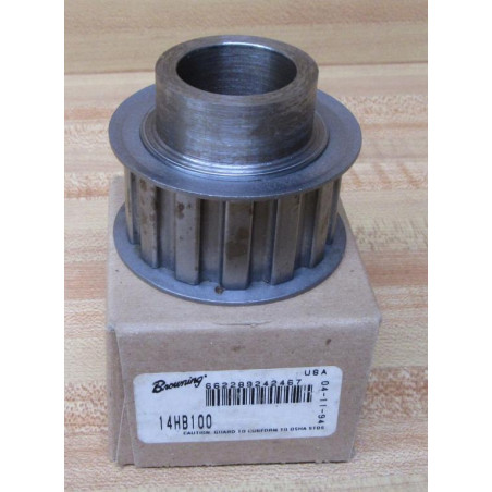 Timing Sheave Browning 14HB100 Timing Pulley Sheave WO Keyway