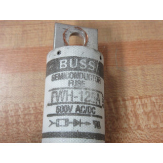 Bussmann FWH-125A Cooper Buss Semiconductor Fuse FWH125A (Pack of 3) - Used