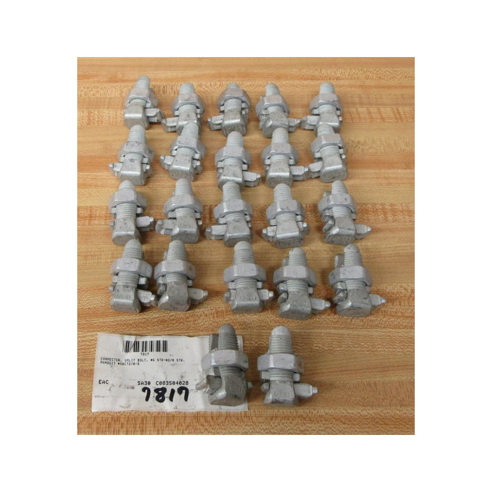 Panduit SBCT20-Q Split Bolt SBCT20Q (Pack of 22) - New No Box