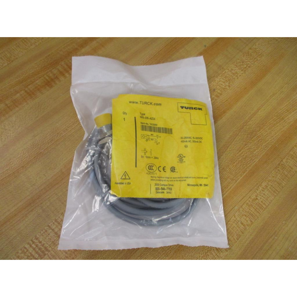 Turck NI10-G18-AZ3X Inductive Sensor 4330101 Turck NI10-G18-AZ3X Inductive Sensor 4330101