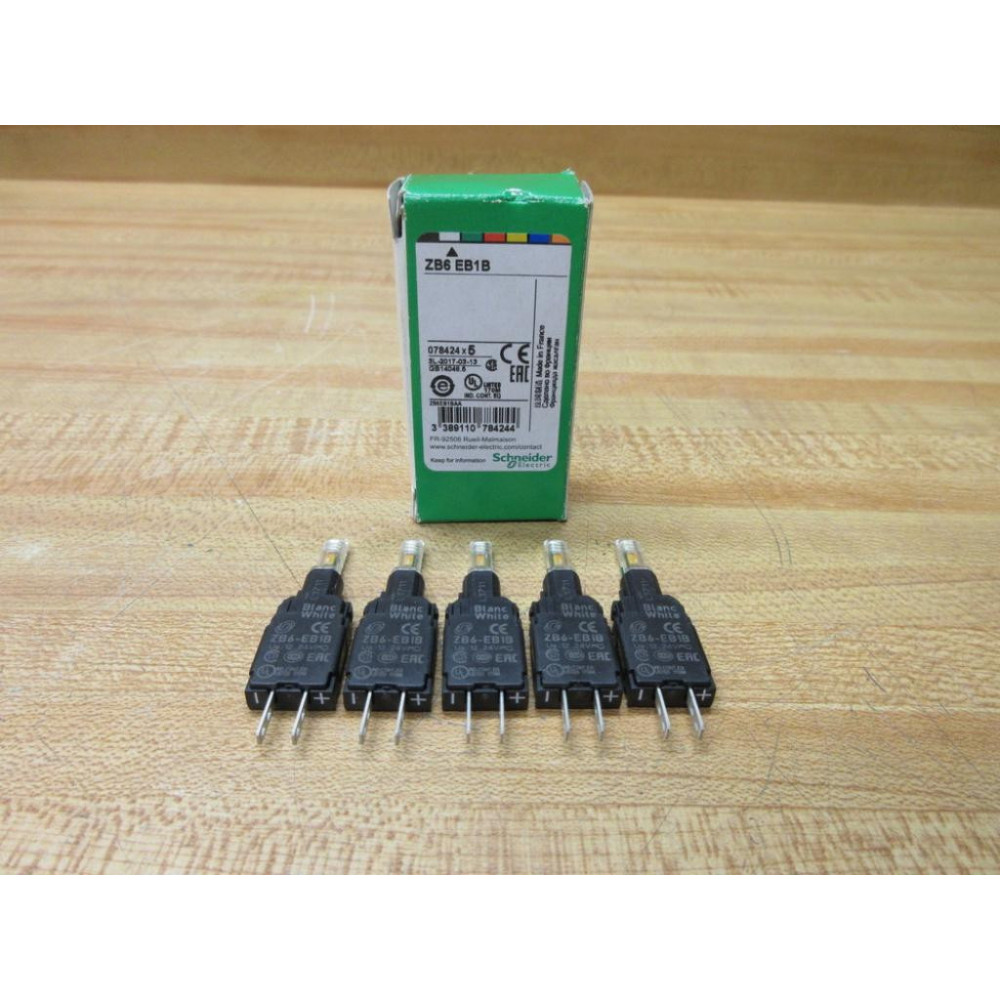 Schneider Electric ZB6-EB1B LED Panel Indicator ZB6EB1B (Pack of 5)