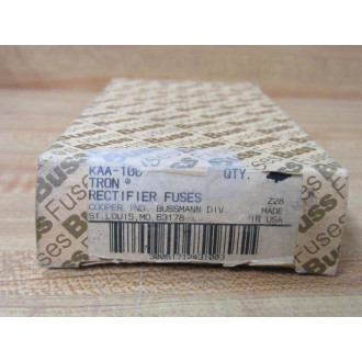 Bussmann KAA-100 Cooper Tron Rectifier Fuse KAA100 (Pack of 3)