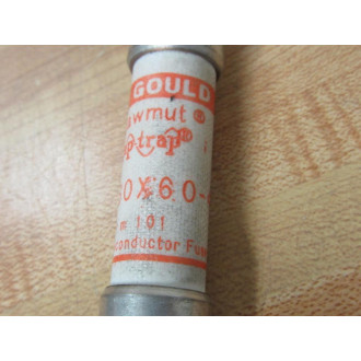 Gould Shawmut Ferraz A60X50-4 Mersen Amp-Trap Fuse A60X50 - Used