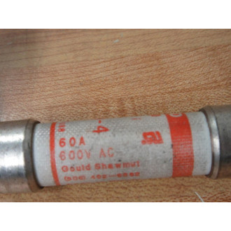 Gould Shawmut Ferraz Trionic A60X60 Fuse A60X60-4 (Pack of 3) - Used
