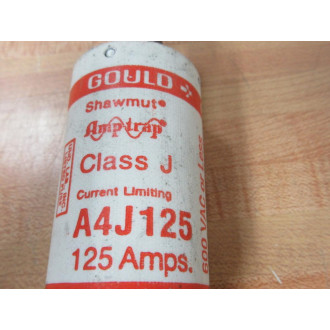 Gould Shawmut Ferraz Trionic A4J125 125A Current Limiting Fuse - New No Box
