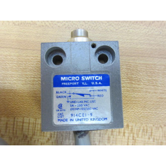 Honeywell 914CE1-9 Micro Limit Switch 914CE19 - New No Box