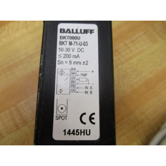 Balluff BKTM-71-U-03 Contrast Sensor BKT000U - New No Box