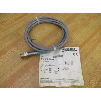 Turck BI2-M12-VN6X Proximity Sensor BI2M12VN6X 16402 - New No Box