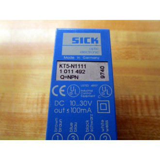 Sick KT5-N1111 Contrast Sensor KT5N1111 - Used