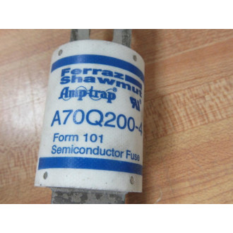 Gould Shawmut Ferraz A70Q200-4 Fuse Cross Ref 6XPL7 (Pack of 4)
