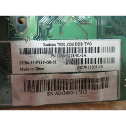 Radeon 1024-0118-01-SA Video Graphics Card - Used
