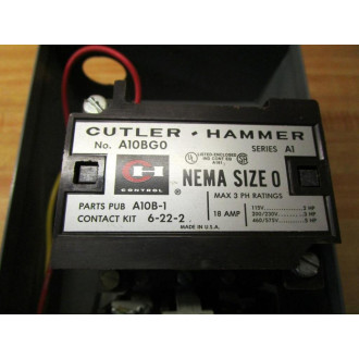 Cutler Hammer A10BG0 Starter WEnclosure - Used