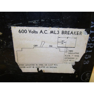 Square D 997327 Circuit Breaker - Used