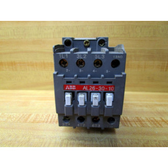ABB AL26-30-10-81 Contactor AL26301081 Cracked Housing - Used