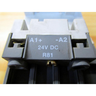 ABB AL26-30-10-24VDC Contactor AL26-30-10-R81 Cracked Housing - Used