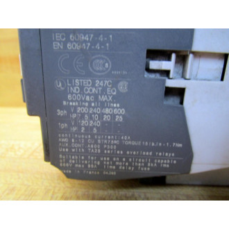 ABB AL26-30-10-24VDC Contactor AL26-30-10-R81 Cracked Housing - Used
