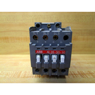 ABB AL26-30-10-81 Contactor AL26301081 Cracked Housing - Used