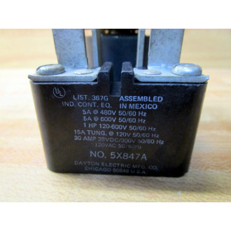 Dayton 5X847A Power Relay 5A - Used