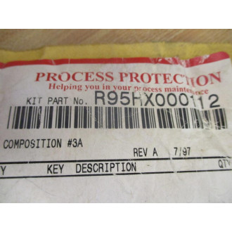 Fisher R95HX000112 38" - 12" Regulator Valve Repair Kit