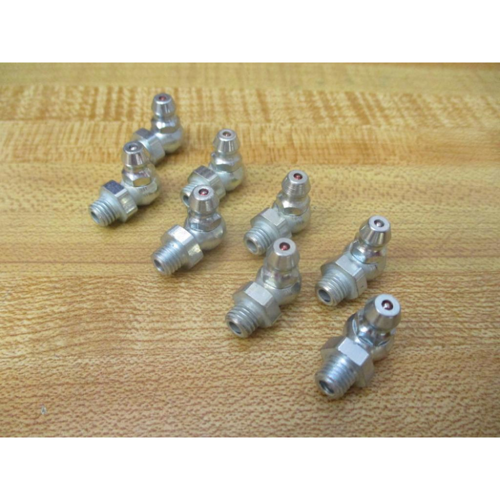 Alemite 1911-B1 90° 14-28 Taper Thread Zerk Fitting 1911B1 (Pack of 8) - New No Box