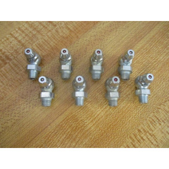 Alemite 1911-B1 90° 14-28 Taper Thread Zerk Fitting 1911B1 (Pack of 8) - New No Box