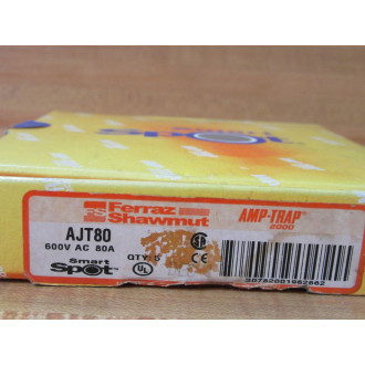 Gould Shawmut Ferraz Trionic AJT80 Amp-Trap Fuse Smart Spot (Pack of 5)