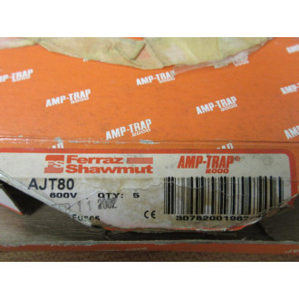 Gould Shawmut Ferraz Trionic AJT80 Amp-Trap Fuse (Pack of 5)